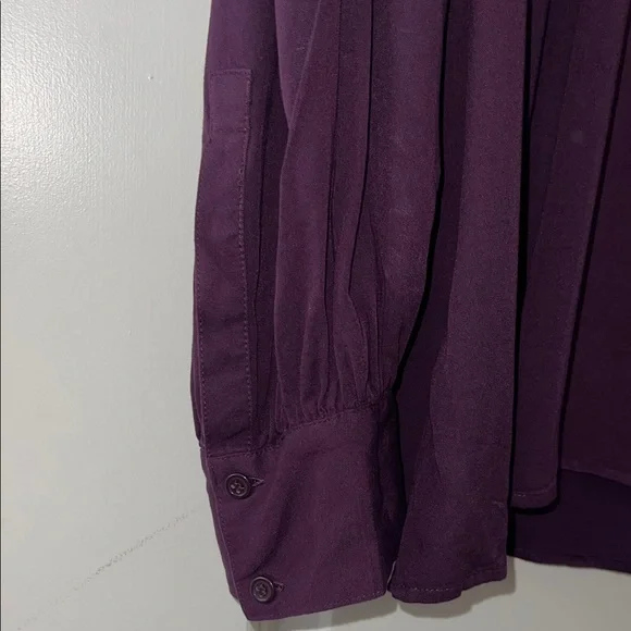 Lane Bryant Deep Purple Blouse - Picture 7 of 13